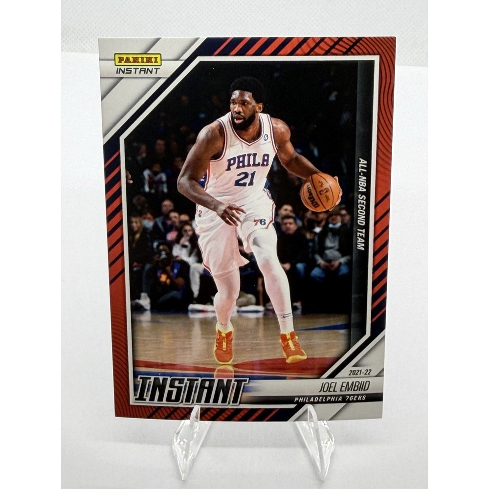 2021-22 Panini Instant Joel Embiid‎ All-NBA Second Team Red /99 #279